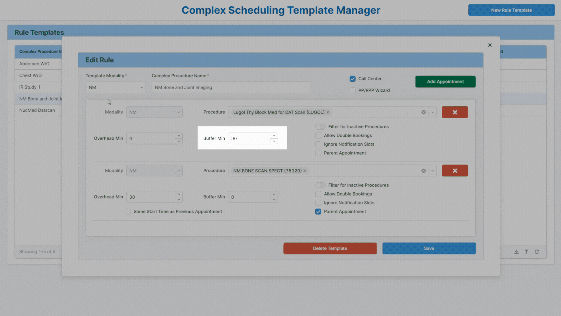 Scheduling Horizontal GIF