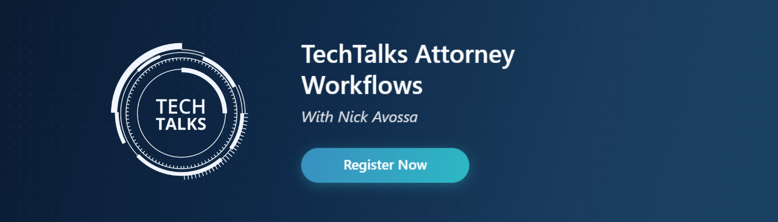 TechTalks Register Now